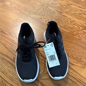 Adidas Kids  Black and White Athletic Shoes NWT